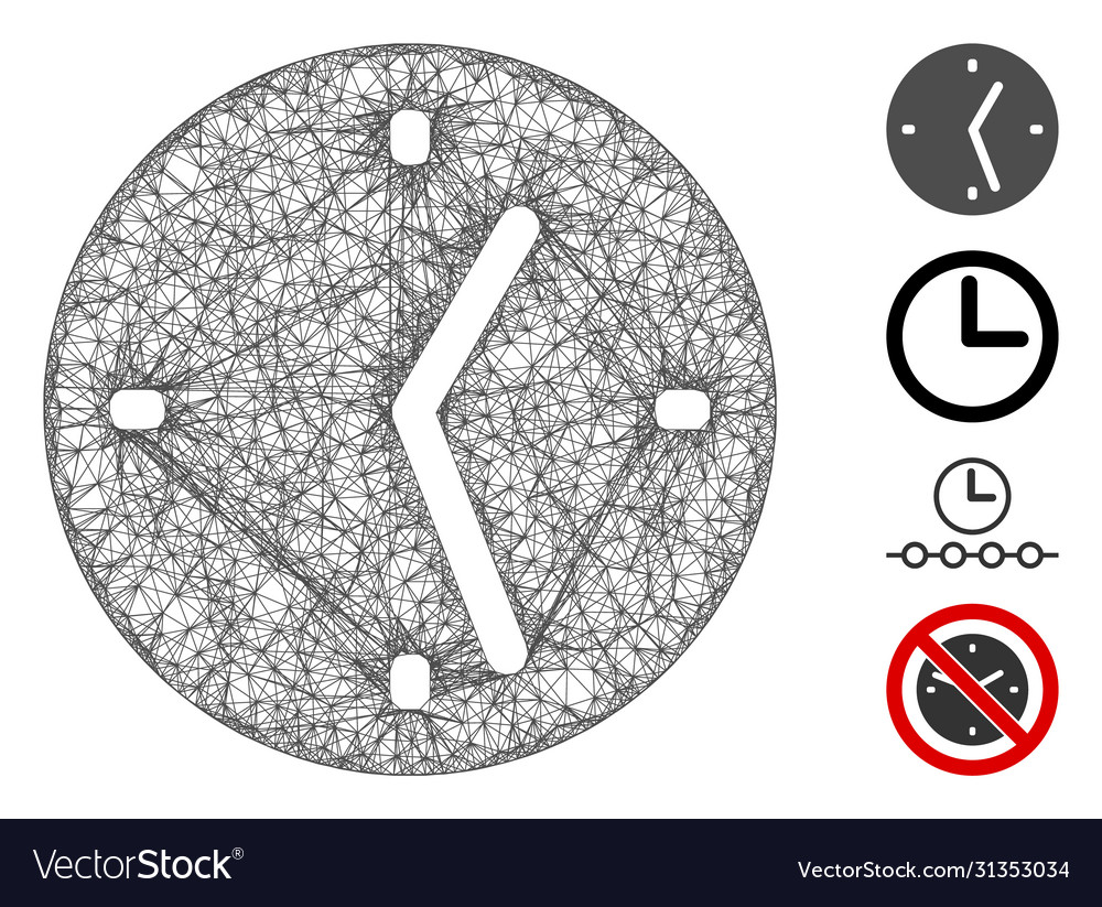 Clock web mesh