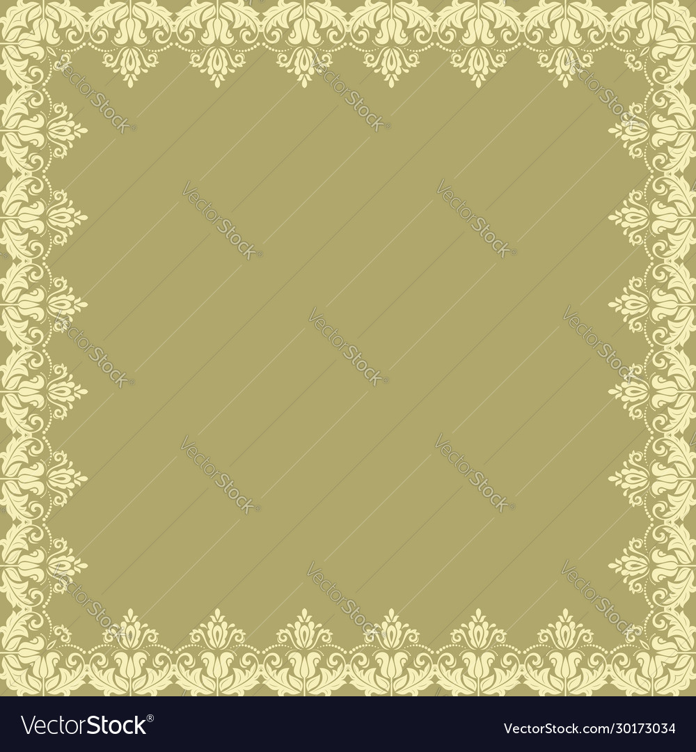 Floral fine frame Royalty Free Vector Image - VectorStock