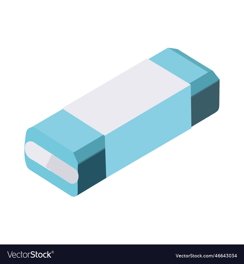 Icon flat eraser Royalty Free Vector Image - VectorStock