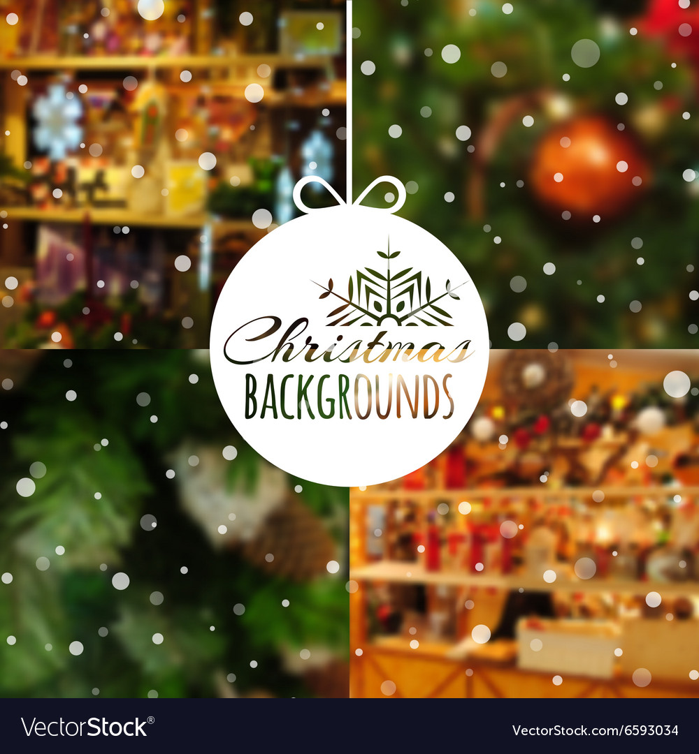 set of blurred christmas backgrounds backgrounds christmas free