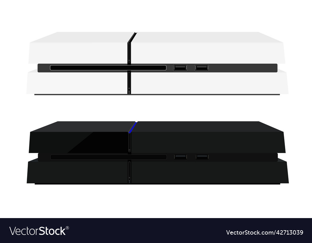 A new generation game console Royalty Free Vector Image