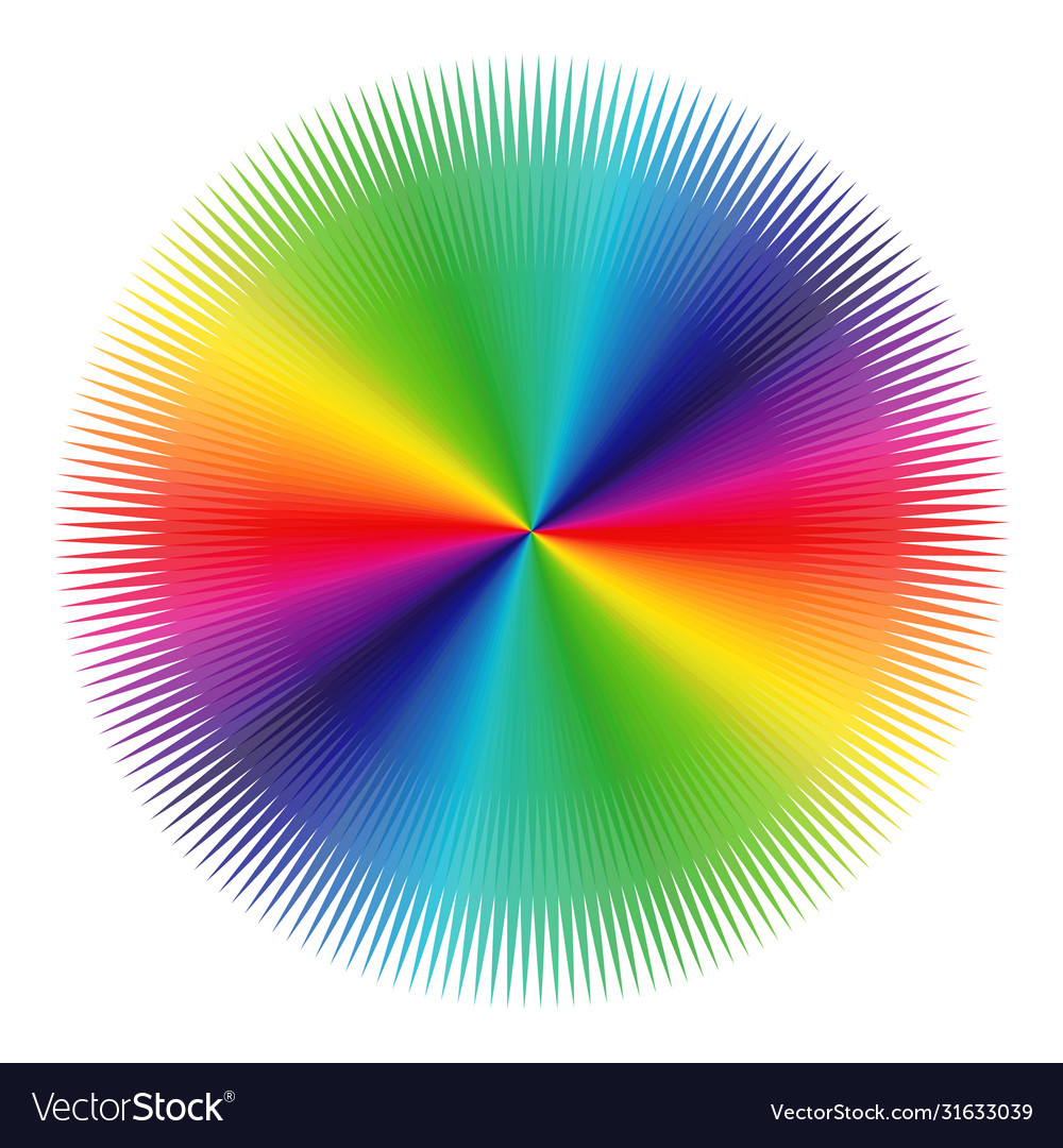 Pattern with spectrum colors over white Royalty Free Vector