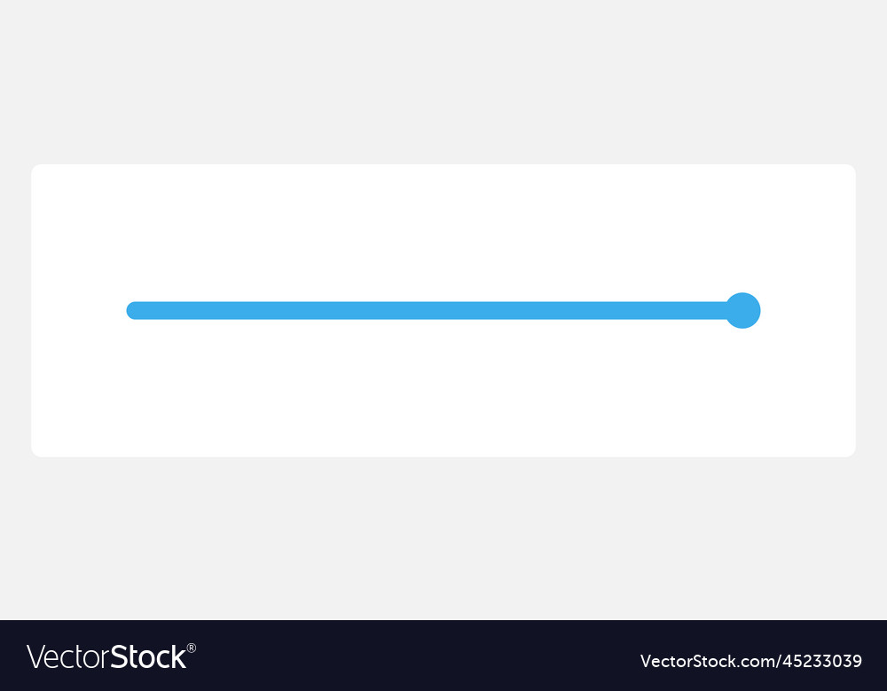 Slider with maximum level ui element template