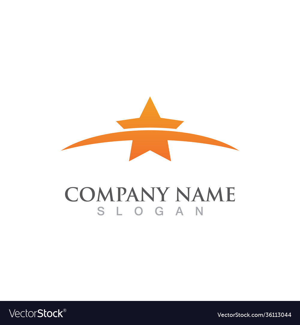 Star Clusters Logo And Symbol Image Royalty Free Vector