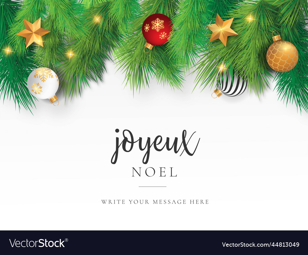 Beautiful christmas card template design