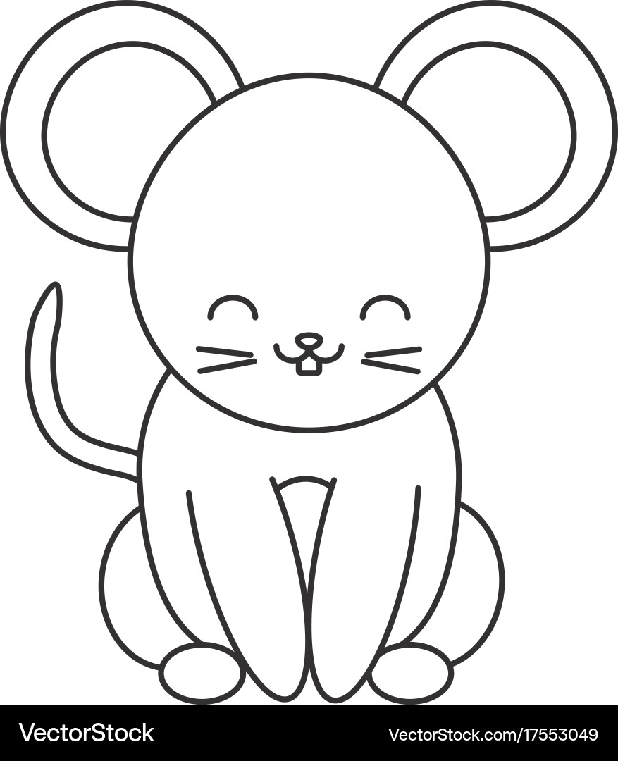 Cute mouse icon Royalty Free Vector Image - VectorStock