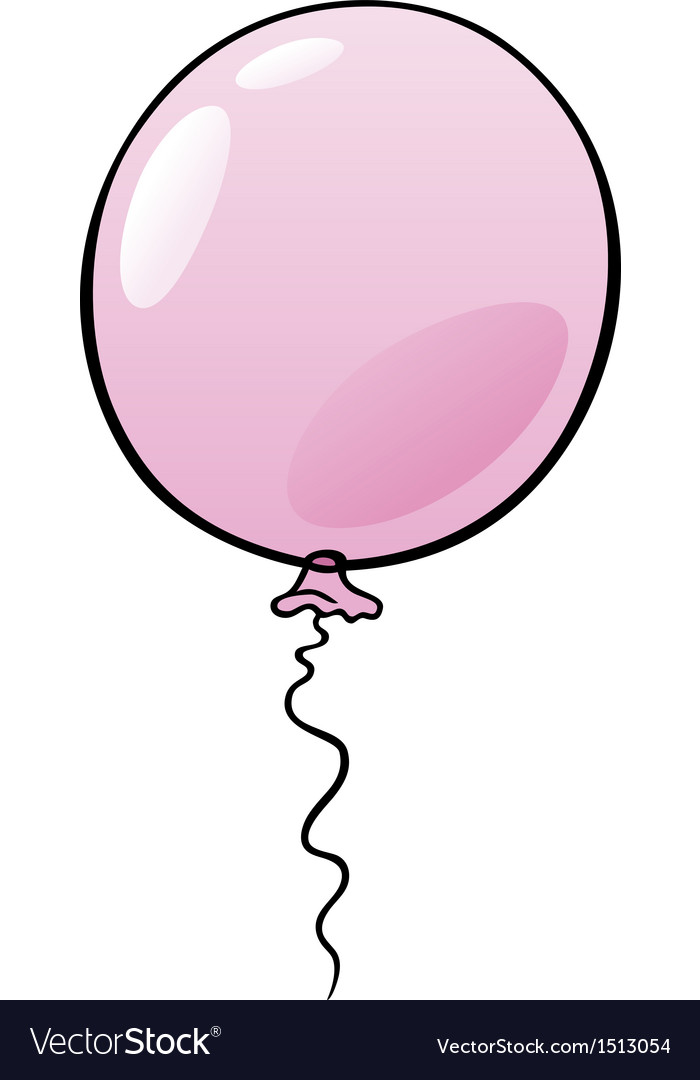 Balloon clip art cartoon Royalty Free Vector Image