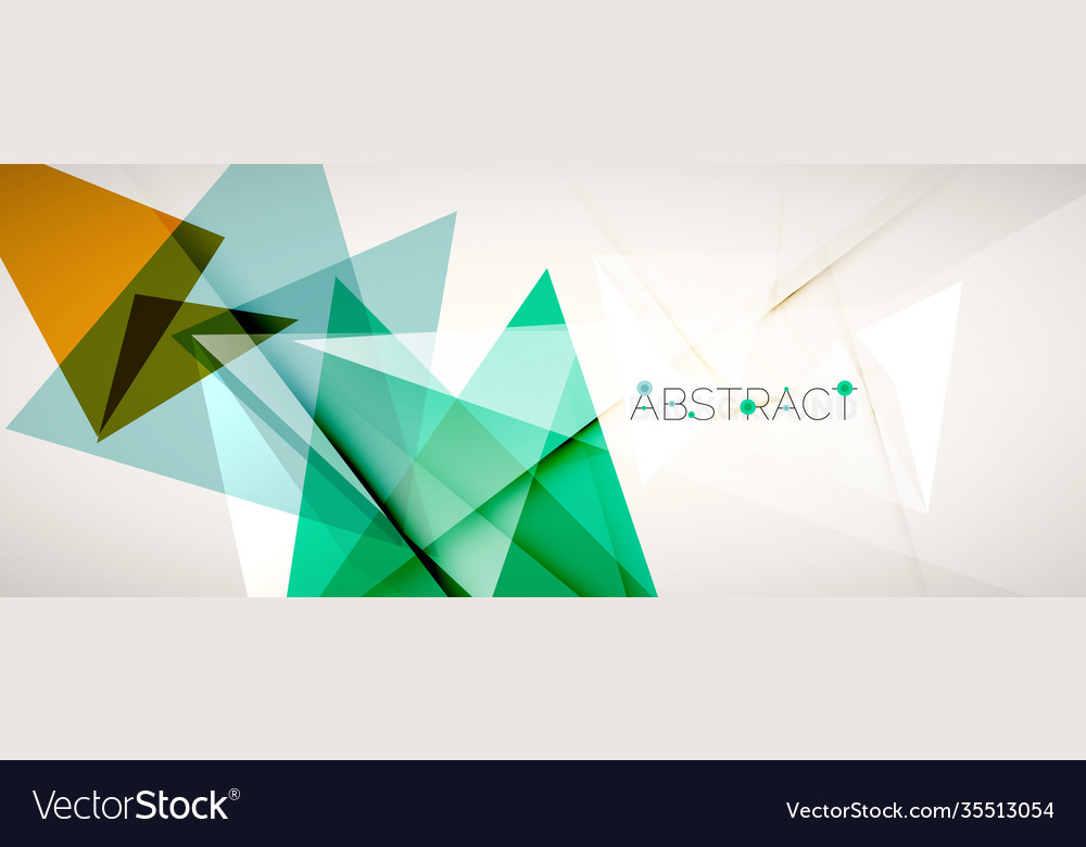 Geometric abstract background color triangle