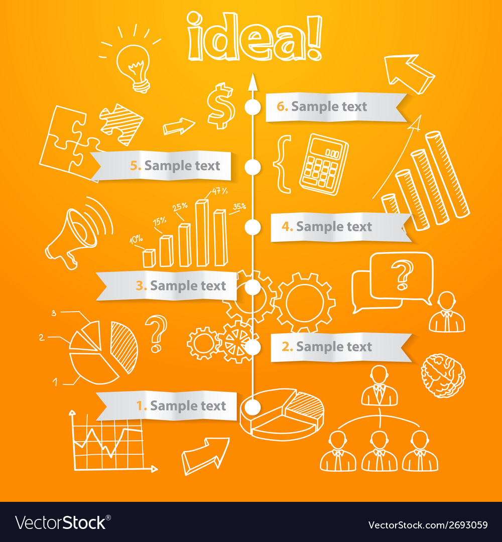 process-idea-generation-business-royalty-free-vector-image