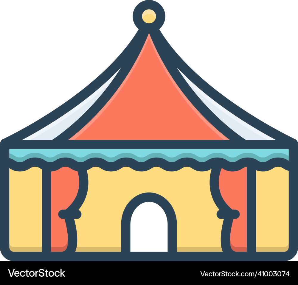 Tent Royalty Free Vector Image - VectorStock