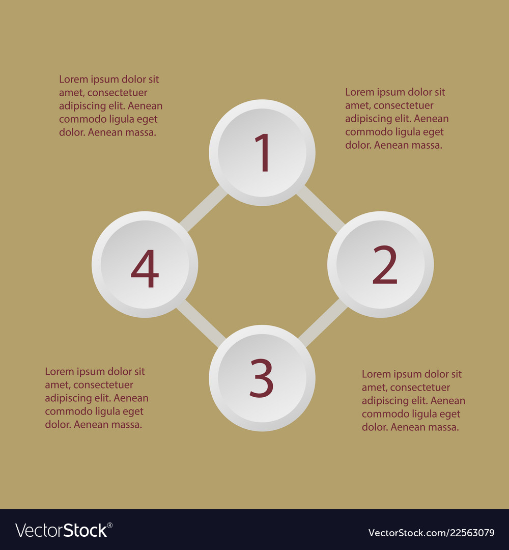 5 steps modern arrow infographic template