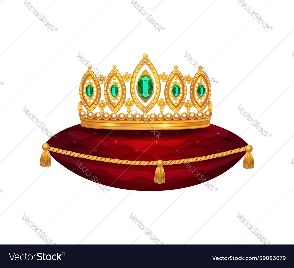 Emerald crown pillow composition