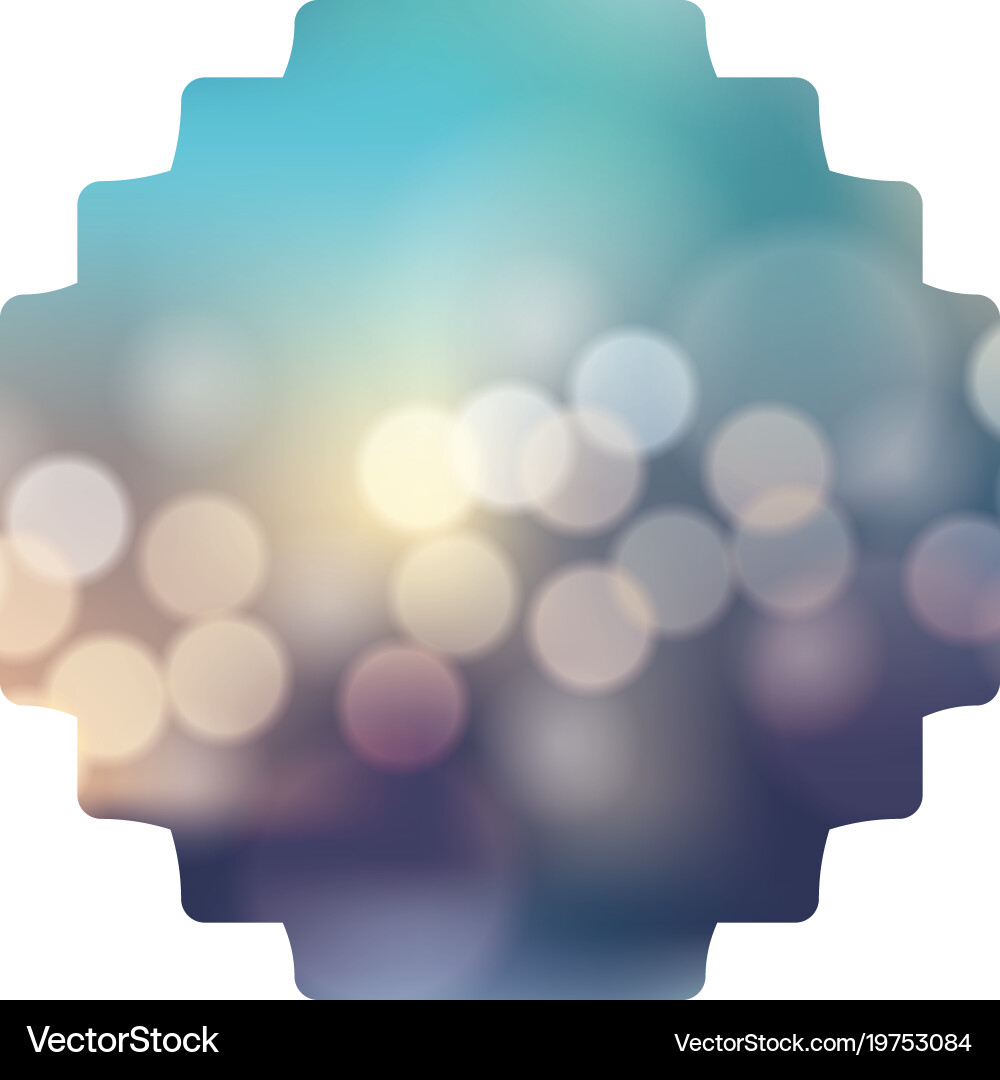 Bokeh Royalty Free Vector Image - VectorStock