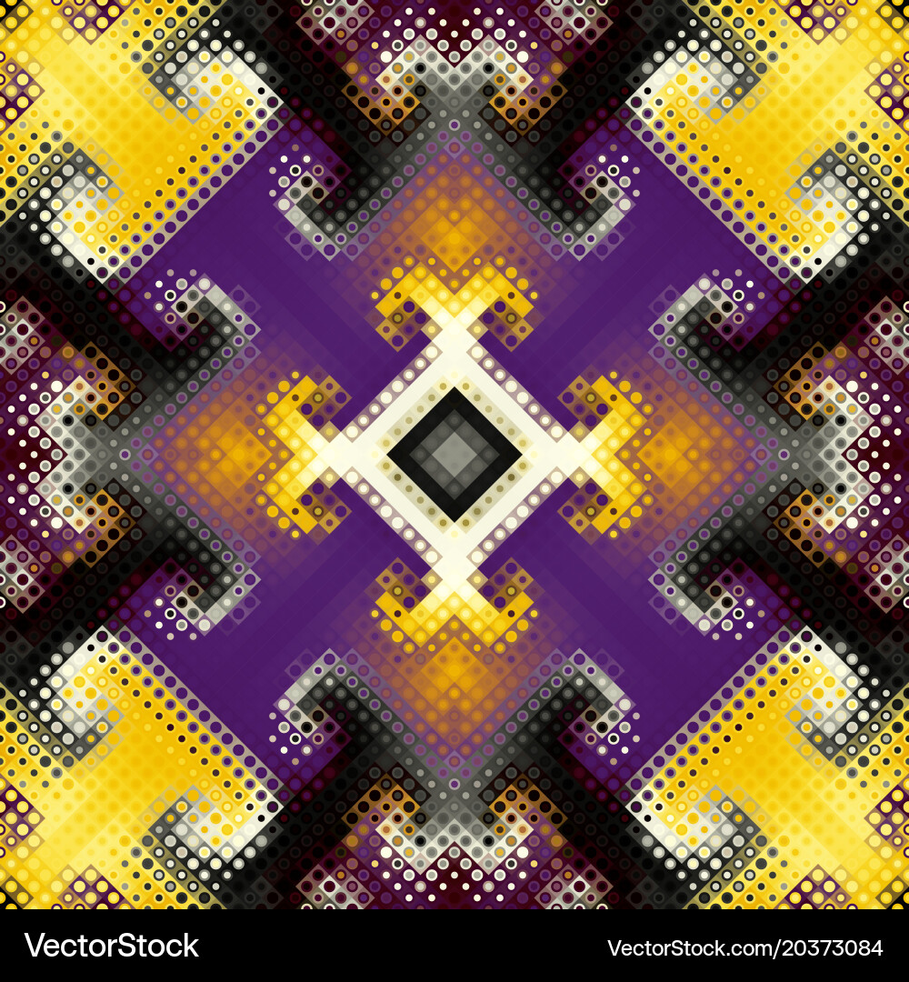 Geometric abstract pattern Royalty Free Vector Image
