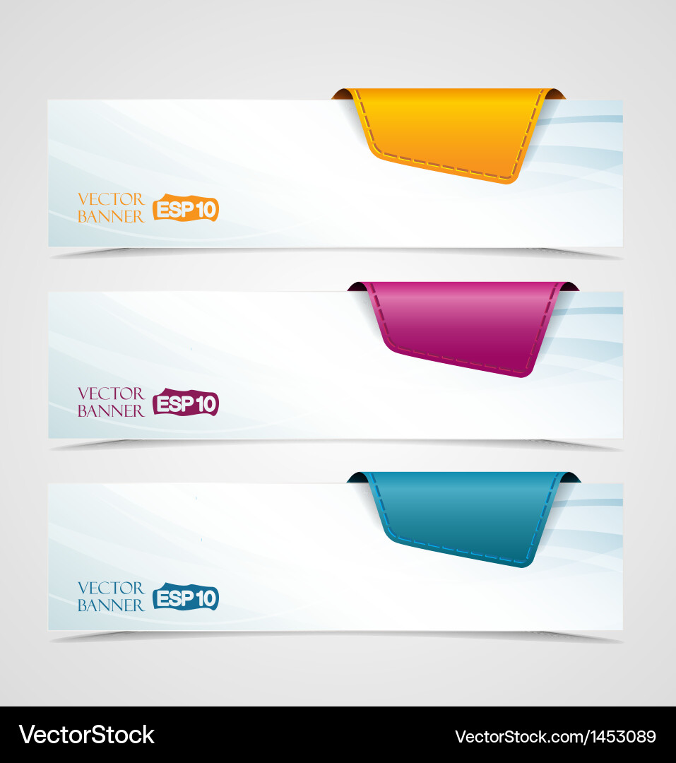 Banners Royalty Free Vector Image - VectorStock