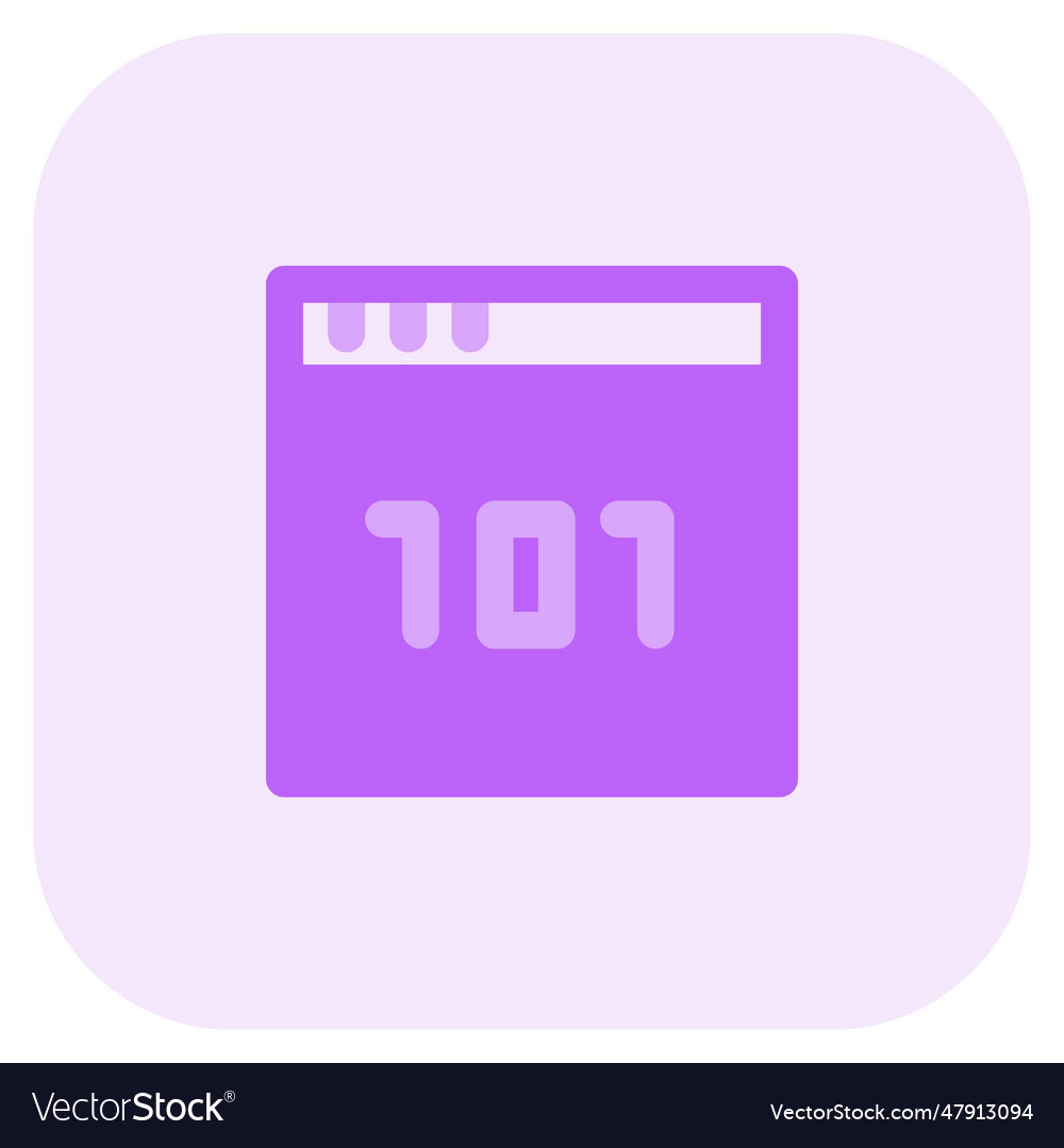 Binary code computer numbering system Royalty Free Vector