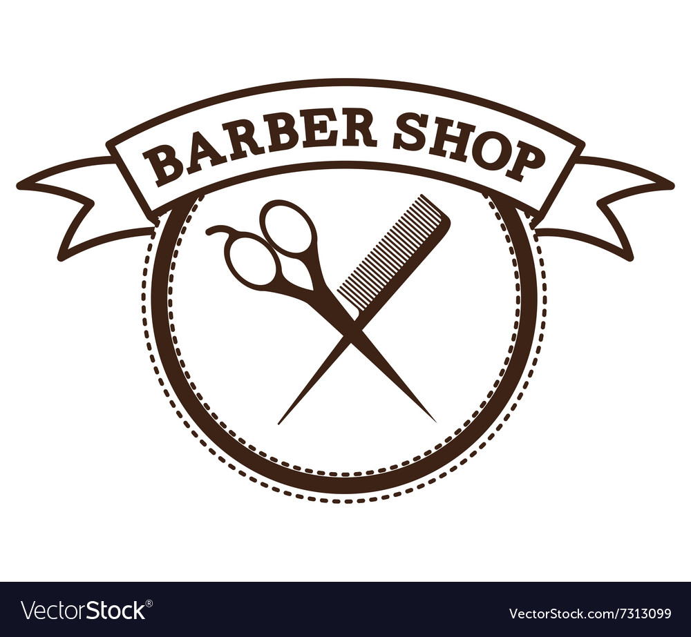 Barber shop design Royalty Free Vector Image - VectorStock