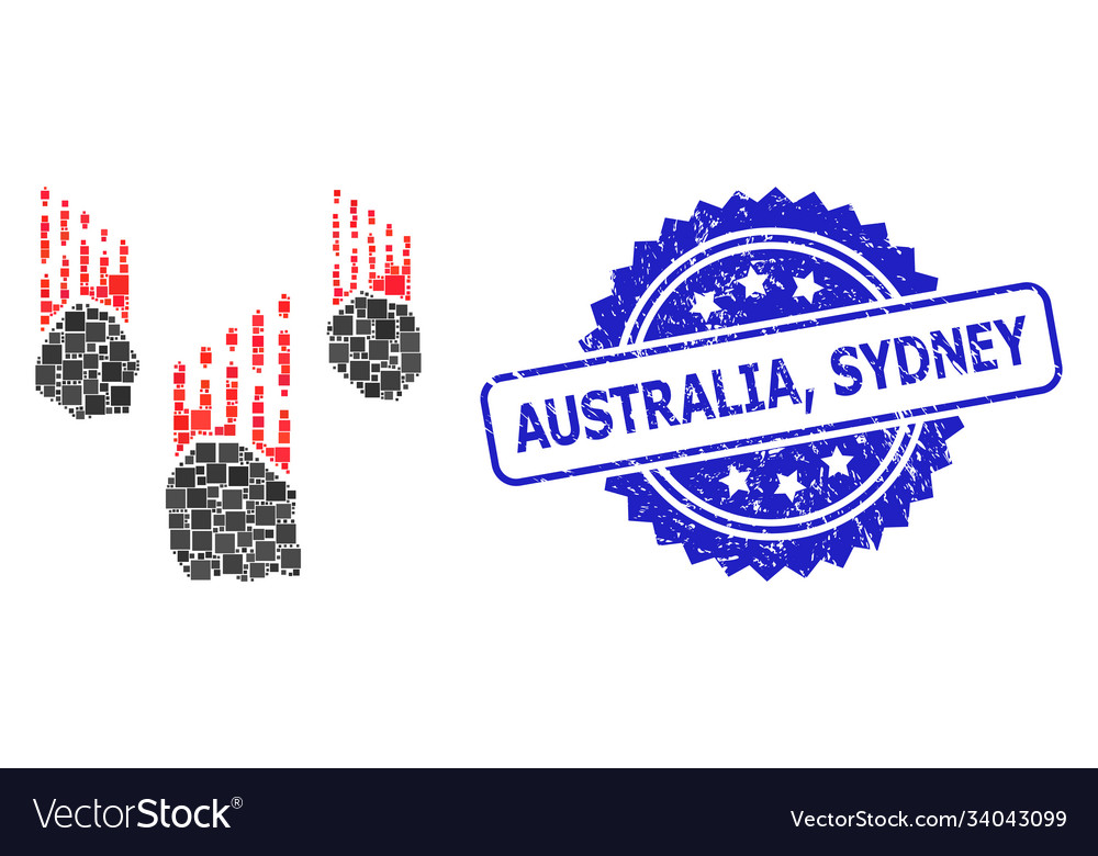 Gummi australia sydney Stempeldichtung und quadratischer Punkt