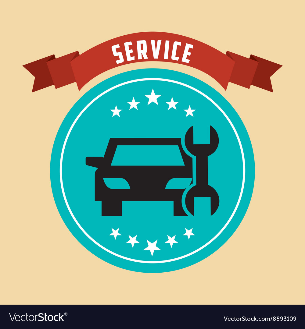 Car Repair Service Design Royalty Free Vector Image