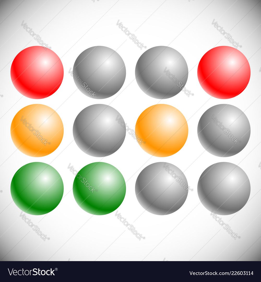 Traffic light icons lamp transportation Royalty Free Vector