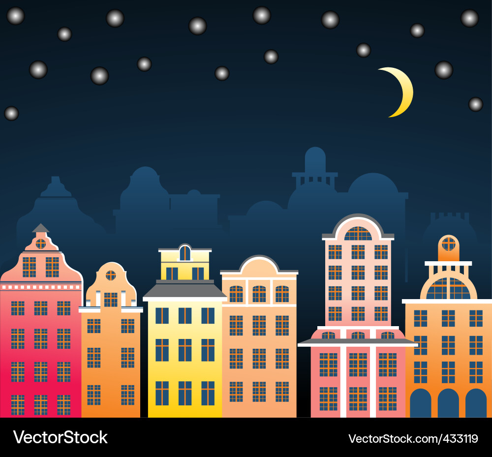 Cityscape Royalty Free Vector Image - VectorStock