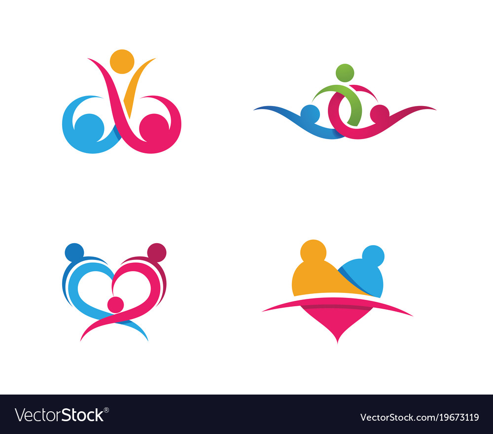 Community care logo template