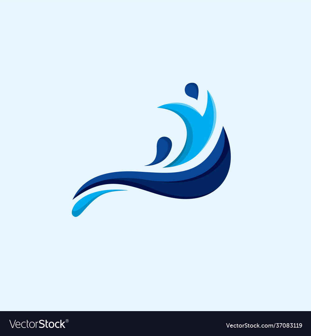 Growth water logo design