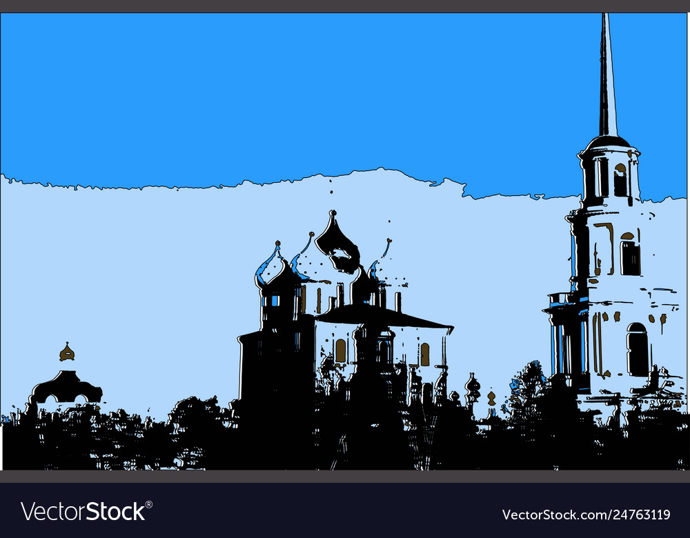 Kremlin Royalty Free Vector Image - VectorStock