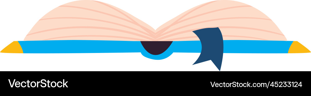 Flat book Royalty Free Vector Image - VectorStock