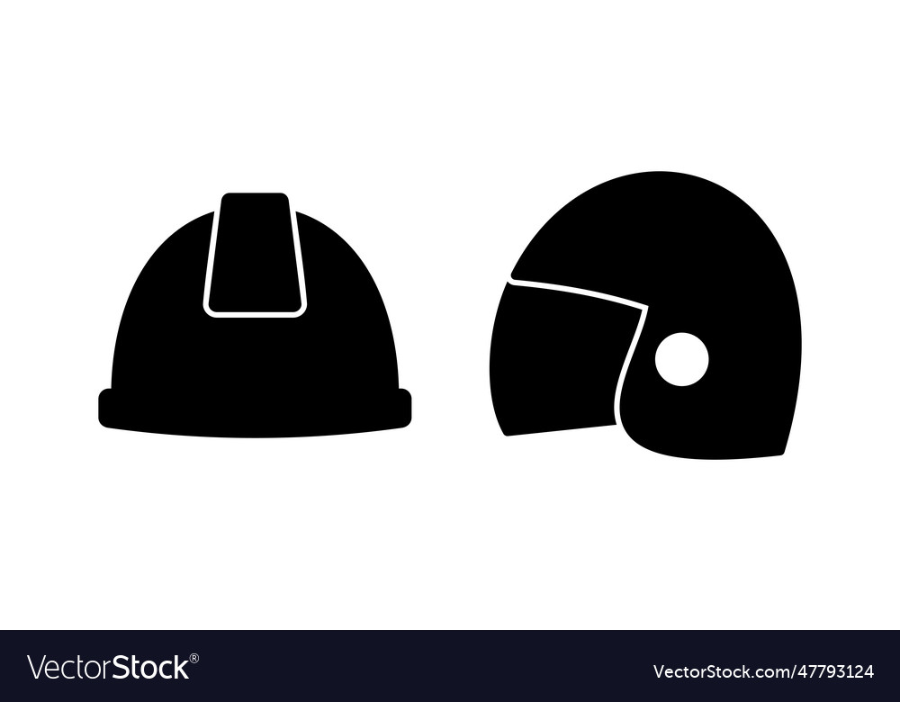 Helmet icon safety helmet icon Royalty Free Vector Image