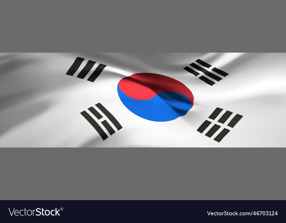 National flag of south korea official symbol