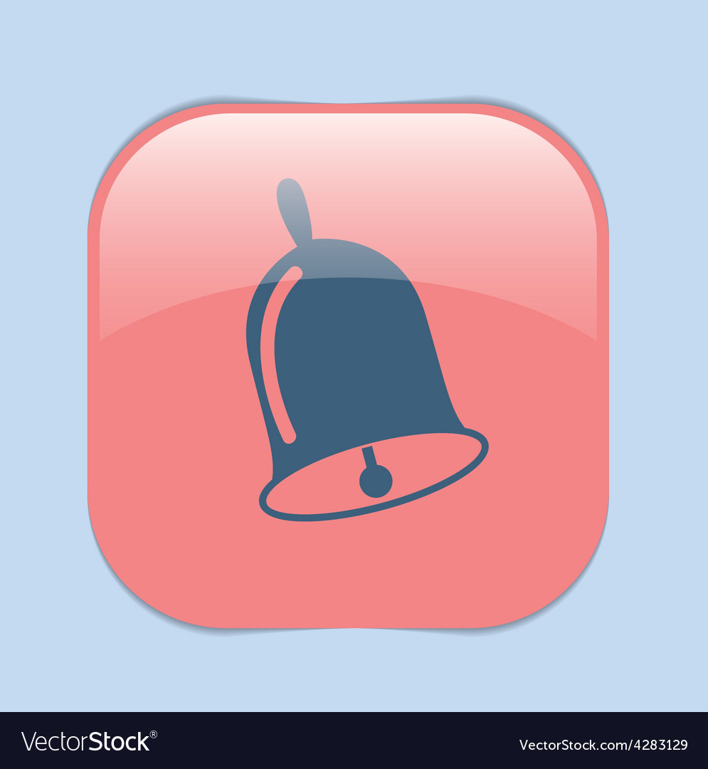 Bell first call a symbol of the school Royalty Free Vector