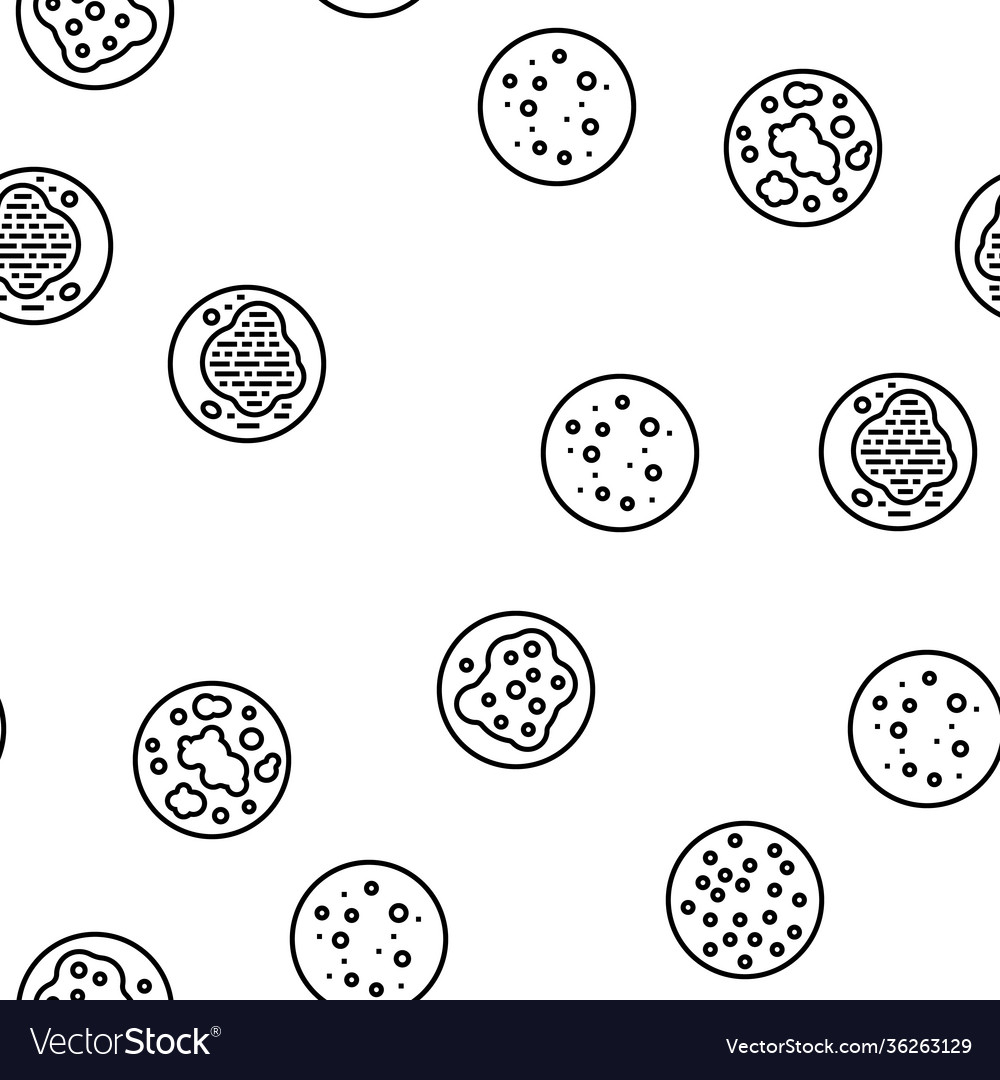 Skin disease symptom seamless pattern