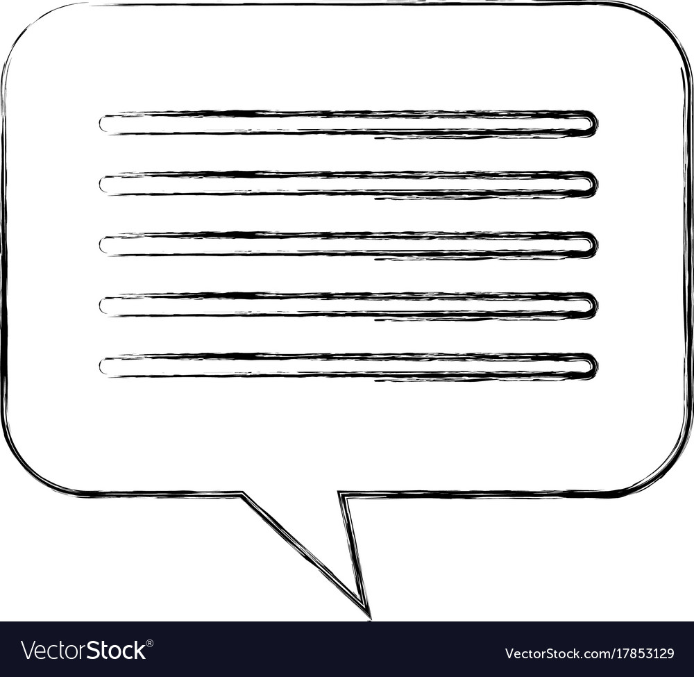 Speech bubble message chat dialog media