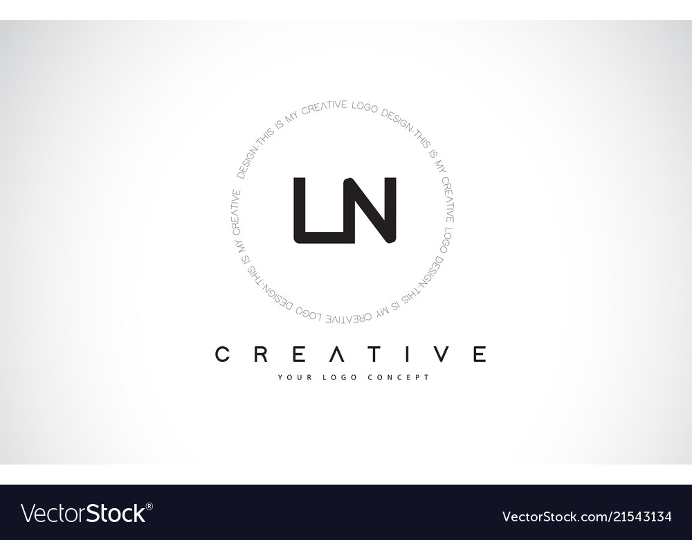 Initial LN letter Logo Design vector Template. Luxury Letter LN logo Design  Stock Vector | Adobe Stock