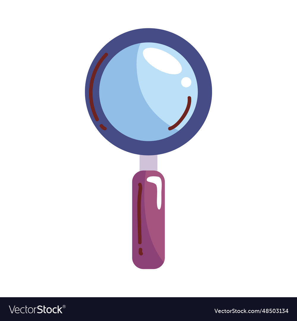 Magnifying glass icon Royalty Free Vector Image