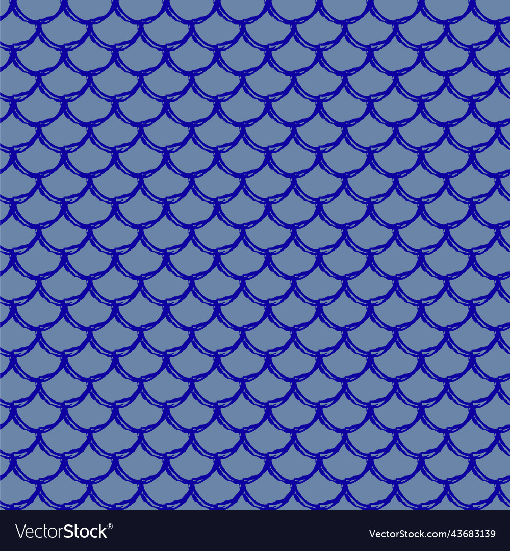 Fish scale seamless pattern