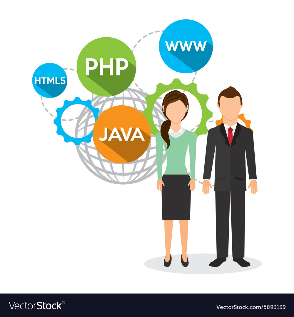 Programming language Royalty Free Vector Image