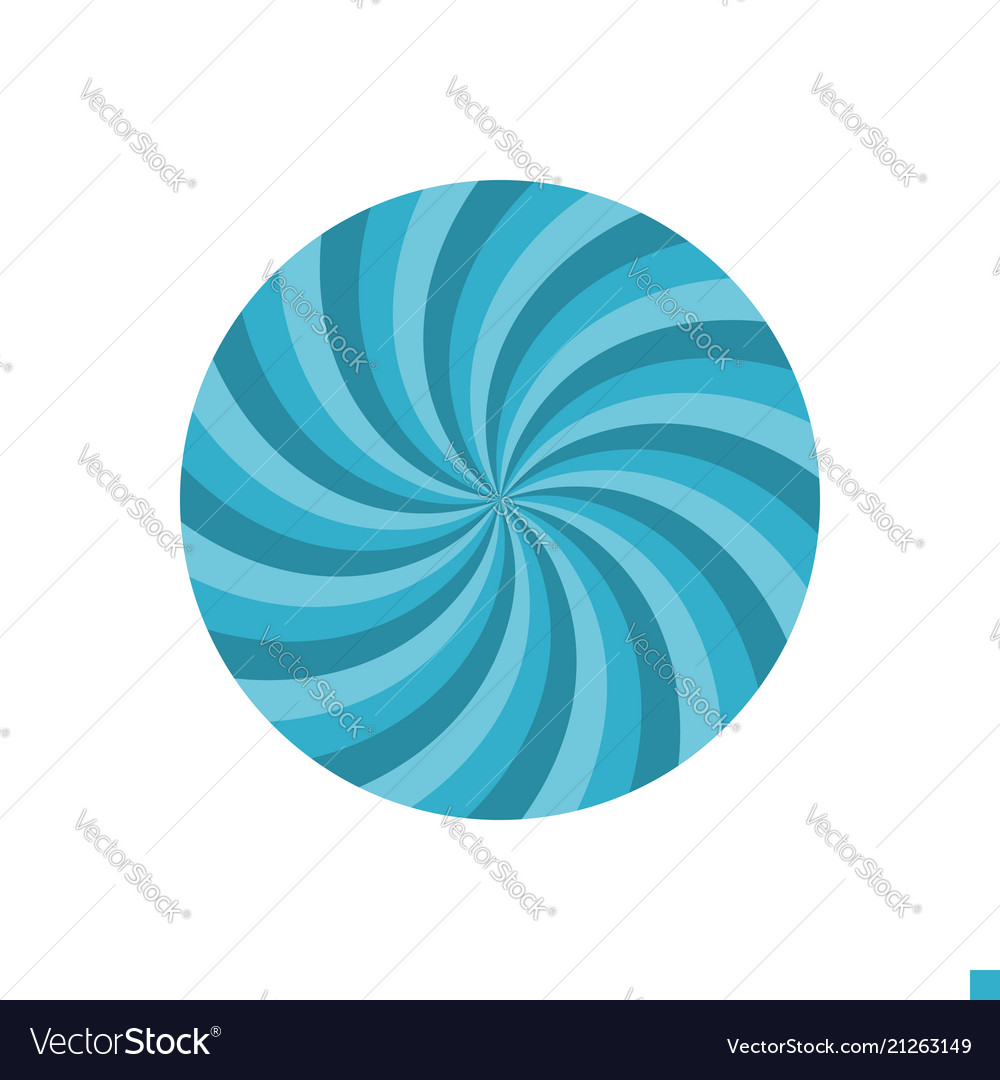 Abstract circle flat icon