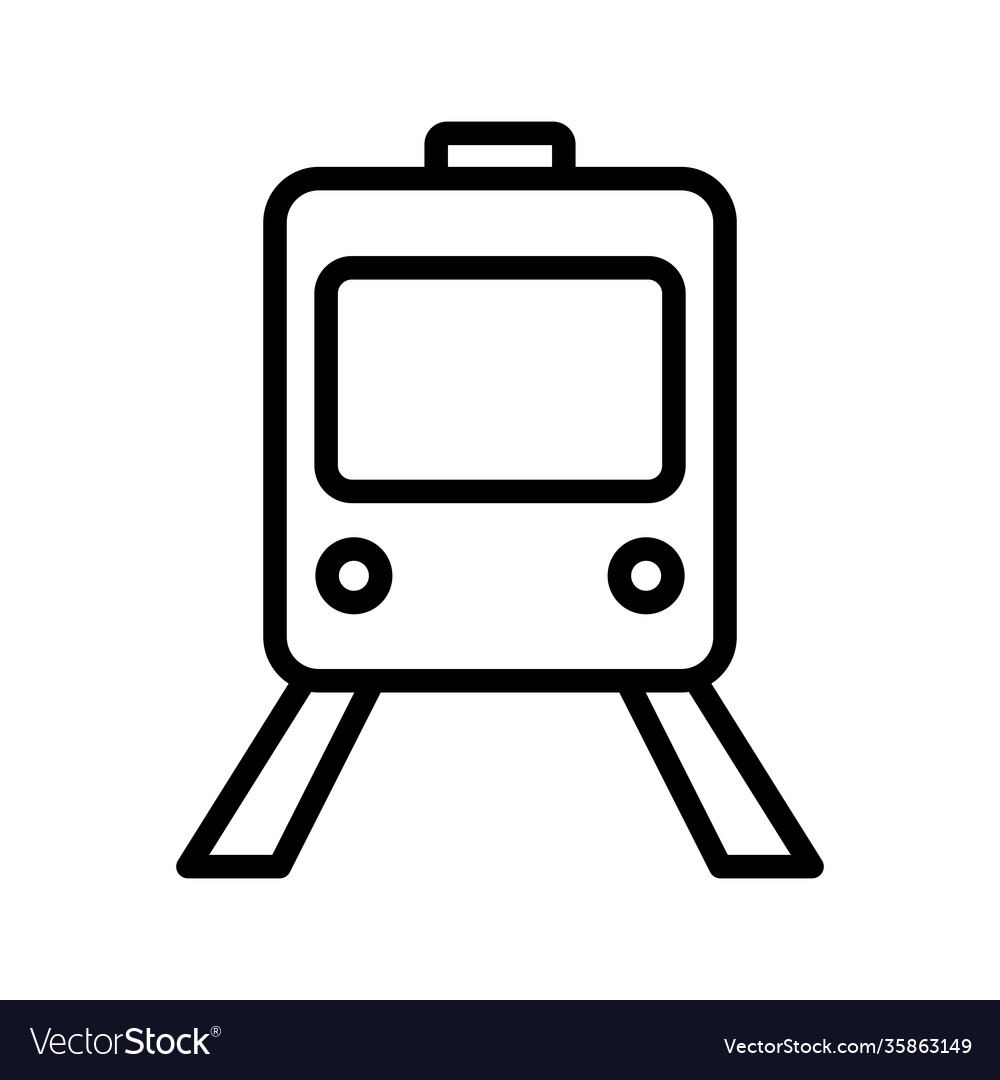 Subway underground conveyance transport vehicle Vector Image