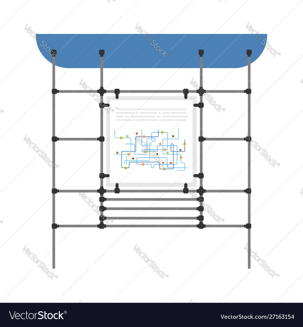 Bus stop isolated station