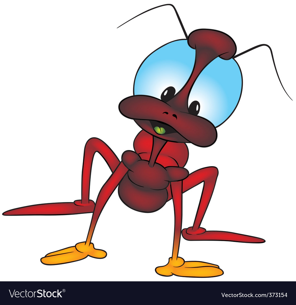 Cartoon bug Royalty Free Vector Image - VectorStock