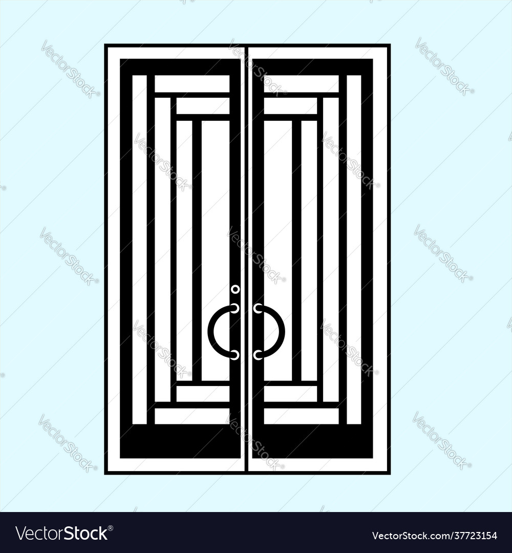 House door black