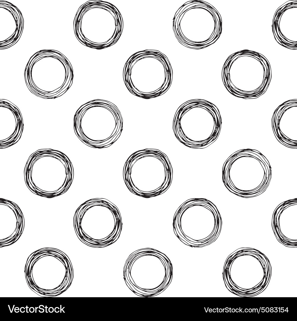 Seamless pattern with circles Royalty Free Vector Image