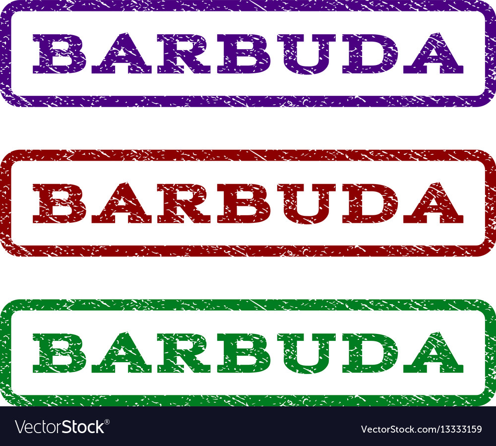 Barbuda Wasserzeichen Stempel