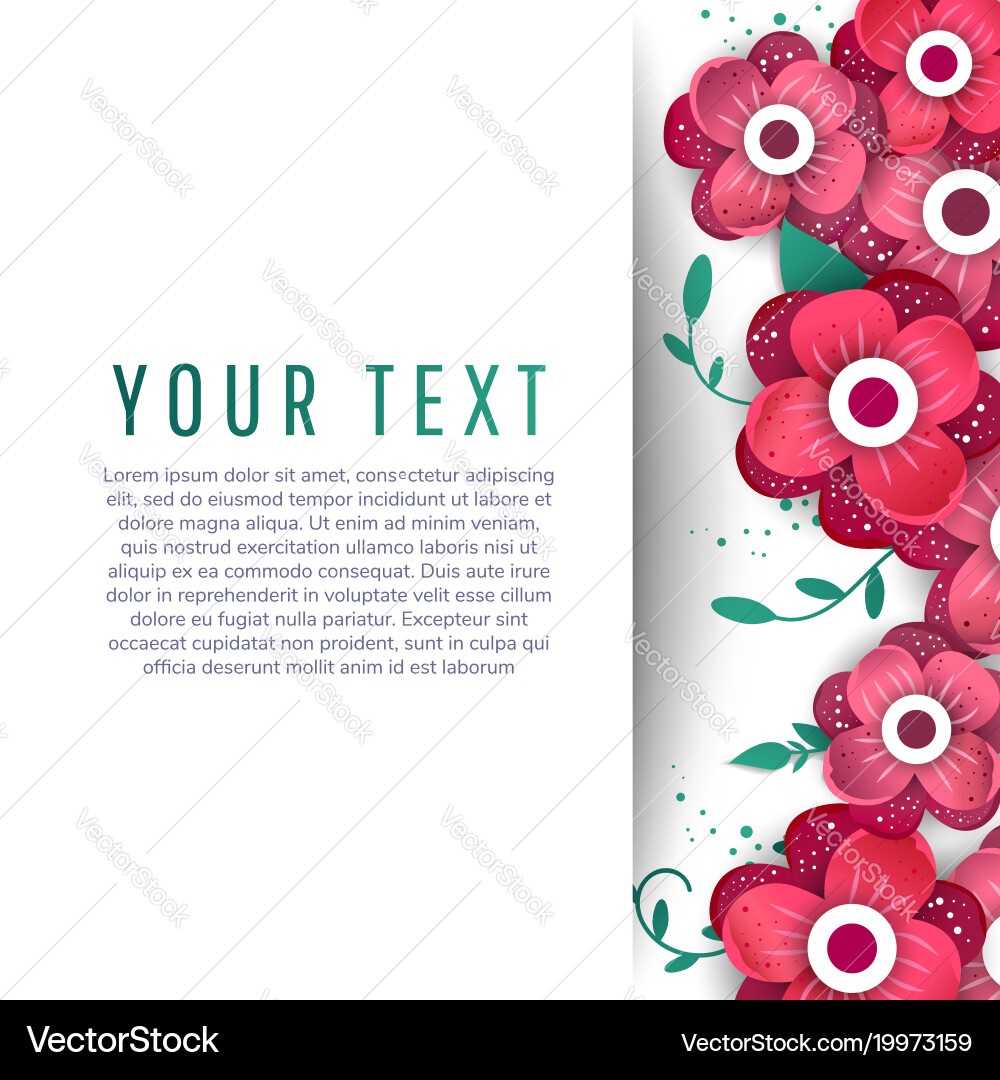 Spring card design Royalty Free Vector Image - VectorStock