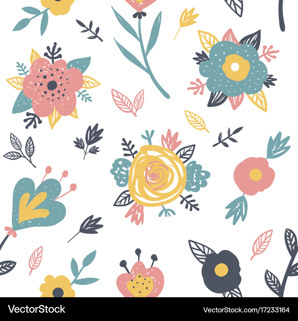 Baby seamless pattern Royalty Free Vector Image