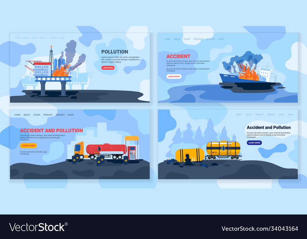 Oil gas industry pollution eco accident