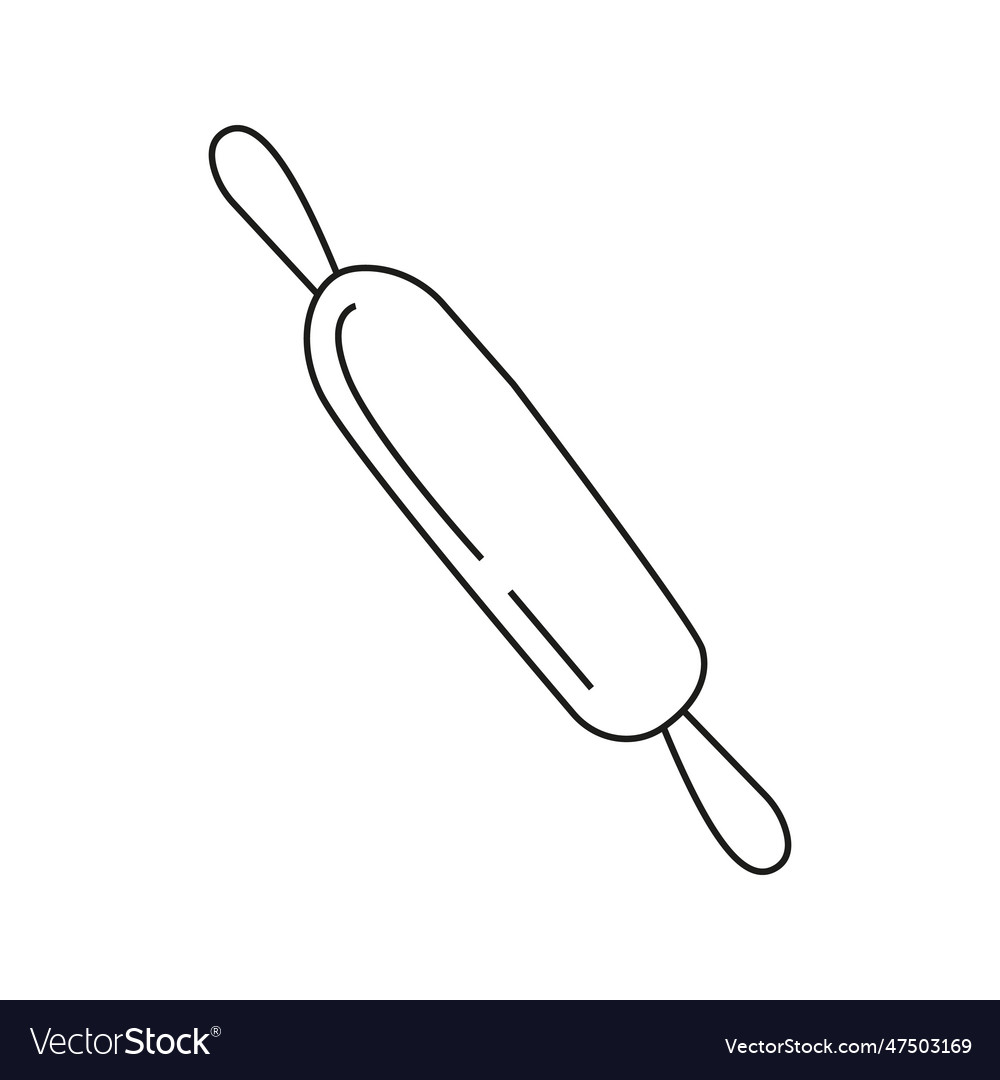 Rolling Pin In Doodle Style Royalty Free Vector Image rolling-pin-in-doodle-style-royalty-free-vector-image