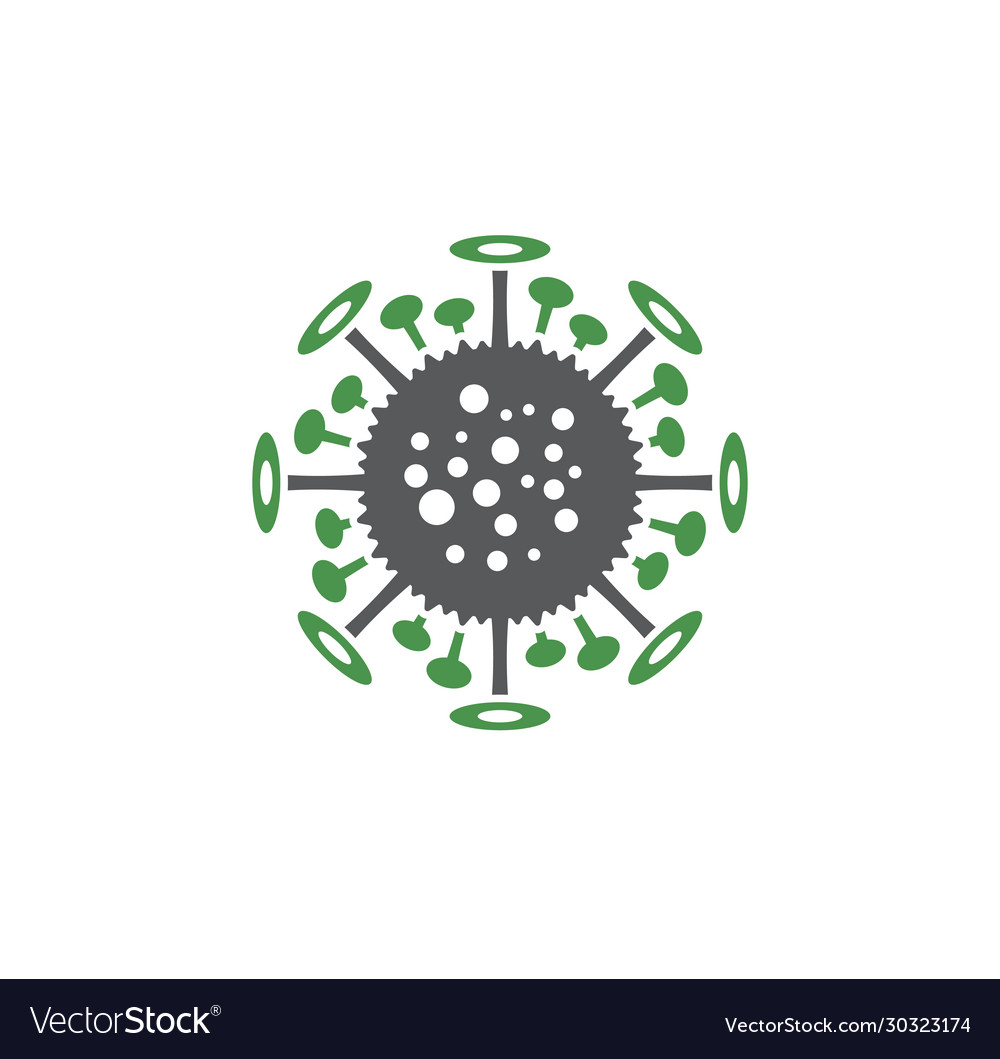 Coronavirus related icon on background for graphic